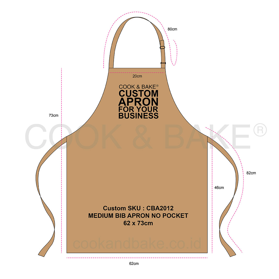 Custom Medium Bib Apron