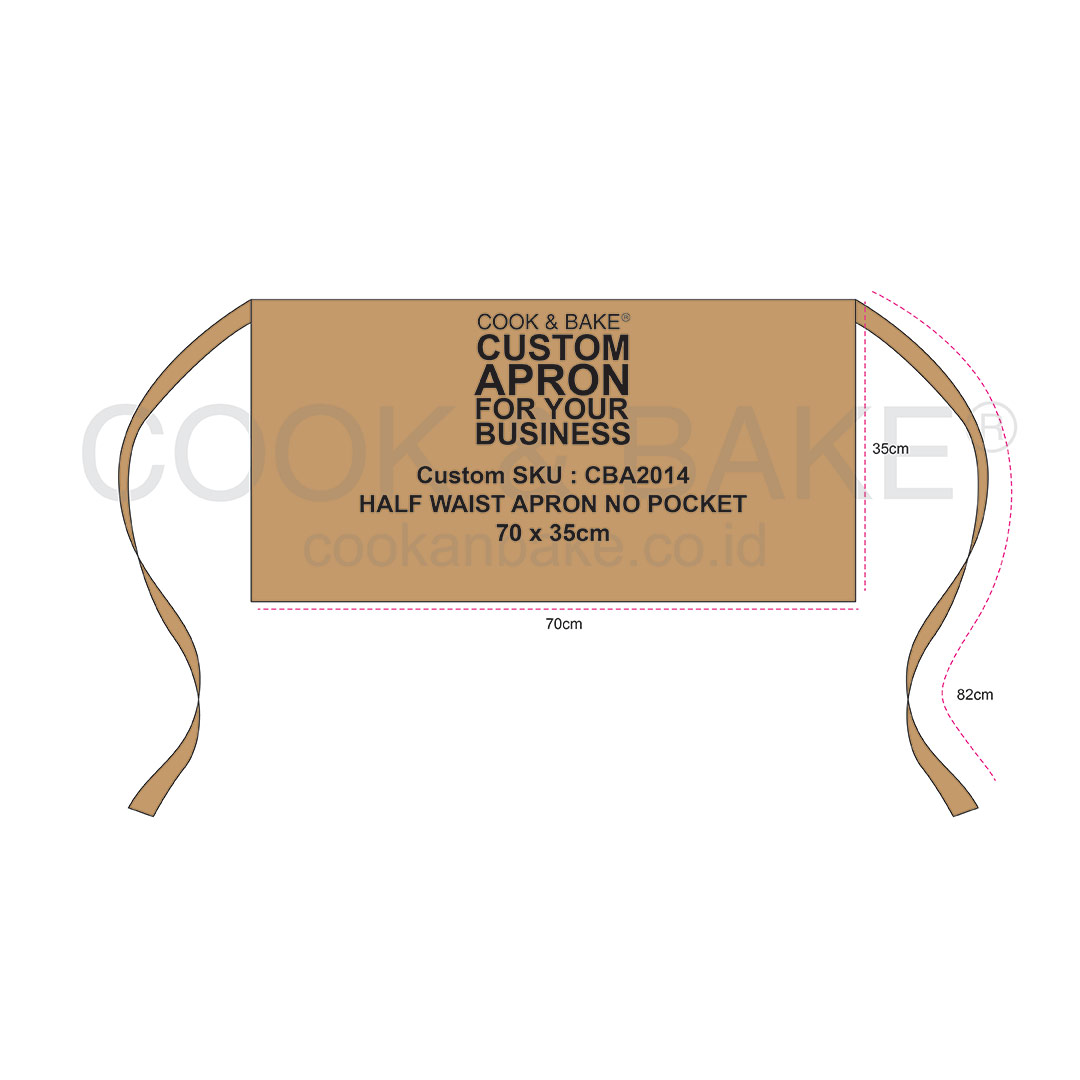 Custom Half Waist Apron